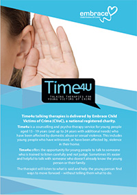 Time 4 U - talking therapies for young victims of crime